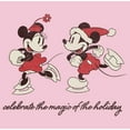 thumbnail image 2 of Girl's Mickey & Friends Celebrate The Magic Of Holidays  Graphic Tee Light Pink X Small, 2 of 4