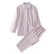 thumbnail image 3 of Pijamas de franela para el hogar de buena calidad, de algodón de color sólido, para parejas, gruesos, de otoño e invierno, sencillos y lisos, 3 of 6