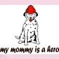 thumbnail image 2 of CafePress - My Mommy Is A Hero (Dalmation Infant Bodysuit - Baby Light Bodysuit, Size Newborn - 24 Months, 2 of 4