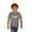 Grey*, variant on RUTAYY Boys Crew Neck Back To School Graphic T-Shirt Hello Letter Pattern Short Sleeve Daily Tee Grey