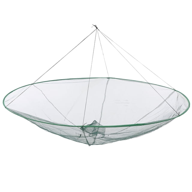 Circular Drawable Foldable Fishing Net 150cm High Strength Nylon Mesh Floating Shrimp Cage
