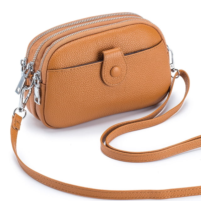 Bolso de cuero de moda Bolso para teléfono móvil Mini bolso Bolso de hombro de alta gama para mujer Bolso de mujer de gran capacidad