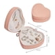thumbnail image 2 of Estuche de viaje de PU para maquillaje, collares, pendientes y belleza, compacto y con cremallera. Rosado, 2 of 9