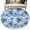 Blue White, variant on Round Rugs 5Ft, Blue Floral Spring Round Area Rug Washable Indoor Throw Carpet, Watercolor Art Elegant Botanical Soft Non Slip Circle Rug for Cabinet Bathroom Home Decor Aesthetic