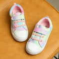 thumbnail image 3 of Kushyshoo Kids Canvas Shoes Gradient Casual Children Sneaker Size 10 Toddler Girls, 3 of 6
