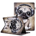 thumbnail image 1 of 1 pieza (Shar Pei) Adecuado para iPad de 9.7 y 10 pulgadas Funda de cuero giratoria universal, Funda de cuero universal para tableta de 10.1 pulgadas, Cubierta protectora, Soporte giratorio de 360 gra, 1 of 5