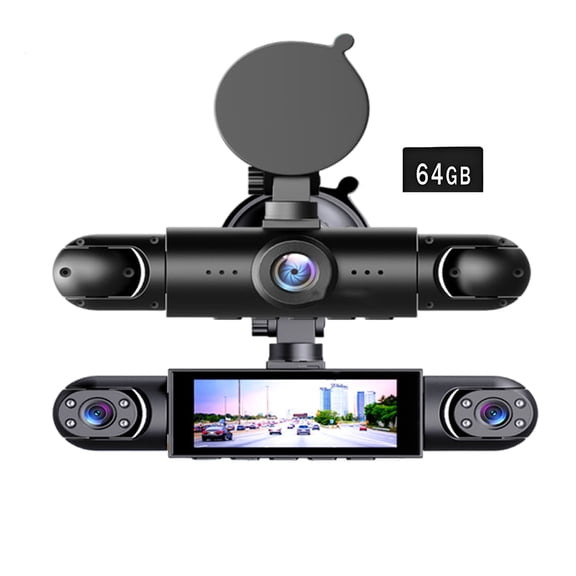 4 Lens Car Dashcam Camera Loop Recording 1080P Recording Parking Monitor And Wide Angles View For Car