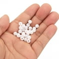 thumbnail image 4 of Unique Bargains 6mm Acrylic Beads for Jewelry Making, 300 Pack Acrylic Round Beads for Bracelets Style 1, White AB Color, 4 of 5