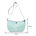 thumbnail image 3 of Bolso bandolera Bolsos de mujer Moda Mujer Hombro Simple para deporte al aire libre Verde Sywqhk Para Estrenar, 3 of 3