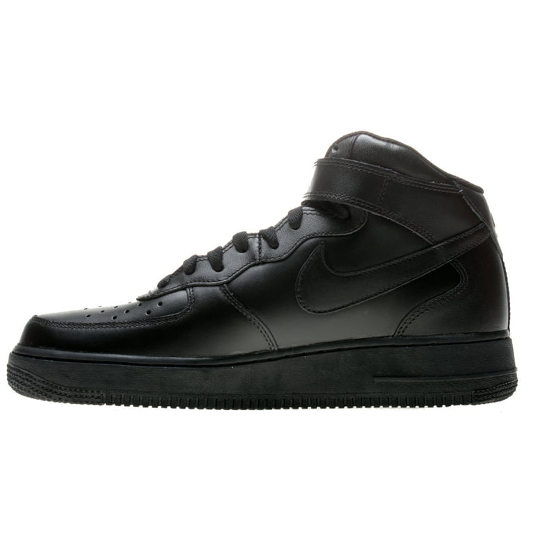 Nike Air Force 1 '07 Mid Sneakers in Triple Black