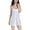 White, variant on Ujnder Women's Satin Nightgown Loose Fit Long Camisole Sleepshirt with Lace Trim Comfortable BU1 L