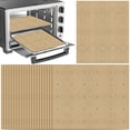 thumbnail image 4 of MesaSe 100 Pcs Papier Parchemin pour Friteuse à Air Chaud Perforé Carré Antiadhésif Non Blanchi Résistant à la Chaleur pour Cuisson Rôtissage, 4 of 10