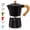 Black, variant on 6 Cup Aluminum Espresso Stovetop Moka Pot Express Coffee Maker Percolator Italian Classic Mocha Coffee Machine for Italian and Cuban Cafe Brewing for Home & Camping 300ml 10oz