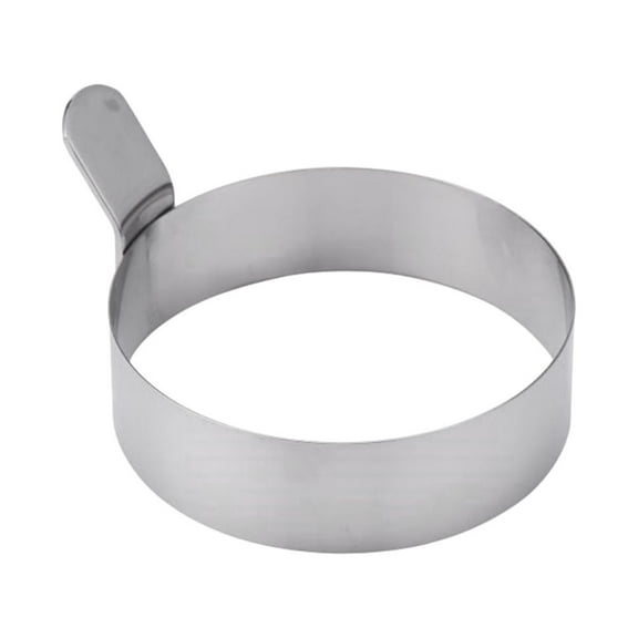 DINHEAROM Shape Retention Egg Rings for Restaurant Use 2Pcs 3.5x3.5x2in