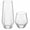 Clear Diamond, variant on Twiselle Clear 48 Pack Origami Ripple Plastic Drinkware Set