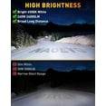 thumbnail image 2 of HUICHENG 7 Inch 240W 24,000LM Amber LED Light Bar, Spot & Flood Offroad Fog/Driving Lights with 2 Leads Wiring Harness, for Truck Boat UTV ATV, 2-Pack (Amber), 2 of 6