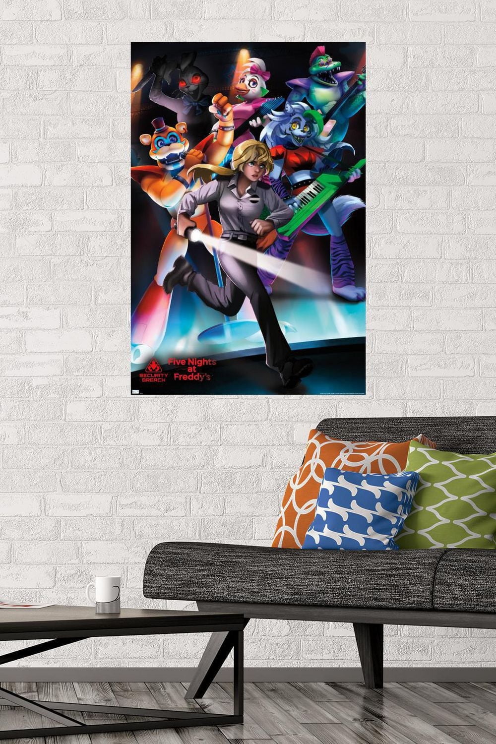 Five Nights at Freddy's: Security Breach - Group Wall Poster, 14.725" x 22.375"