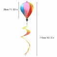 thumbnail image 2 of pdqouc Outdoor Hot Air Balloon Wind Turning Clouds Hot Air Balloon Rainbow Colorful Windmill Balloon Holiday Party Decoration Gifts, 2 of 2
