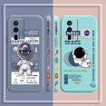 thumbnail image 4 of Case For Redmi K60E K50 K40S K40 K30 K20 10C 9 8A 8 10 Pro 4G 5G Colour Simple Liquid silicone Case Funny Astronaut Spacewalk, 4 of 5