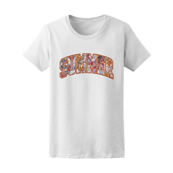 Summer Hibiscus Art T-Shirt Women -Image by Shutterstock, Female XX-Large