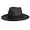 Black, variant on MQOUO Womens Mens Wide Brim Straw Panama Hat Fedora Summer Beach Sun Hats UPF Straw Hat for Women