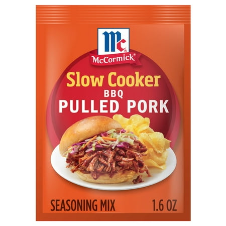 McCormick Slow Cooker Barbecue Pulled Pork Seasoning Mix, 1.6 oz Box