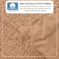 thumbnail image 4 of Honeycomb Waffle Garment Washed 3-Piece Cotton Quilt Set, Full/Queen, Clay, 4 of 7