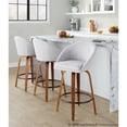 thumbnail image 4 of LumiSource Matisse Highback 26" Fixed-Height Counter Stool - Set of 2, 4 of 10