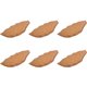 thumbnail image 5 of Injueey Soporte para palillos de de 6 piezas, exquisita forma de hoja de repuesto, elegante restaurante, soporte para banquetes, estante Color natural 2piezas, 5 of 6