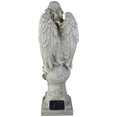 thumbnail image 4 of Roman 21" LED Solar Powered Angel on a Pedestal Outdoor Garden Statue, 4 of 4