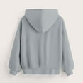thumbnail image 4 of Cowsor Cute Hoodie for Teen Girls Trendy Bow Print Preppy Hooded Sweatshirts Kids Pullover Long Sleeve School Outfits, 4 of 7