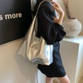 thumbnail image 3 of Bolso Mano Con Asa Superior Hobo Cuero PU Diseñador Suave para Mujer, 3 of 9