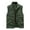Army Green Tops for Men, variant on Men's Lightweight Stand Collar Multi-Pocket Zip-Up Utility Vest Photographer Fishing Travel Waistcoat Khaki XXXL