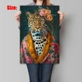 thumbnail image 2 of Hieng Abstract Leopard Canvas Wall Art Aesthetic Vintage Poster Trendy Leopard Poster Animal Portrait Painting Sleep Animal Wall Art Funny Cheetah Canvas Printsch, 2 of 6