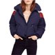 thumbnail image 1 of Chaqueta de esquí recortada para mujer Free People, azul, grande, 1 of 1