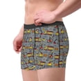 thumbnail image 4 of Daiia Modern Excavator Men's Underwear Boxer Briefs, Cotton Stretch Moisture-Wicking Underwear-X-Large, 4 of 9