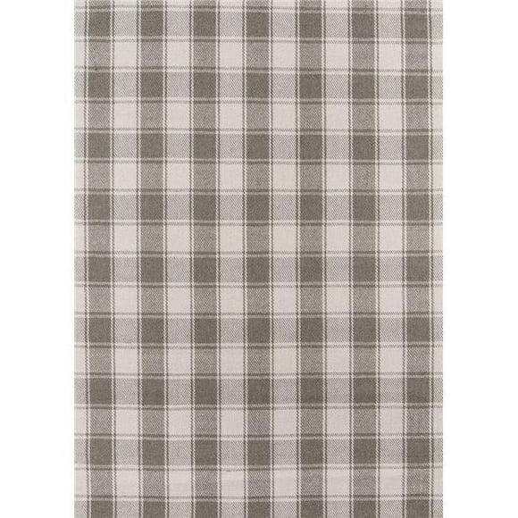 Erin Gates MARLBMLB-1GRY2380 Tapis de Couloir Tissé à la Main Marlborough, Gris - 2 Pi. 3 Po. x 8 Pi.