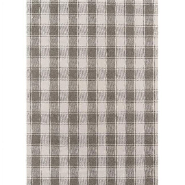 Erin Gates MARLBMLB-1GRY2380 Hand Woven Marlborough Runner Area Rug, Grey - 2 ft. 3 in. x 8 ft.