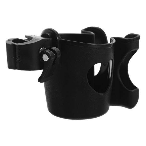 DEBGFS Walker Cup Holder with Phone Holder Wheelchair Cup Holder Cup Holder Cup and Phone Holder for Walker Wheelchair Mobility Scooter Black