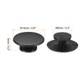 thumbnail image 2 of Unique Bargains Plastic Button Charm, 14 x 8mm Dia Button Accessories, Black 100 Pack, 2 of 4