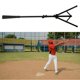thumbnail image 5 of Soporte de trípode para bateo de béisbol y sóftbol con parte superior de goma duradera Los 77-116CM, 5 of 9