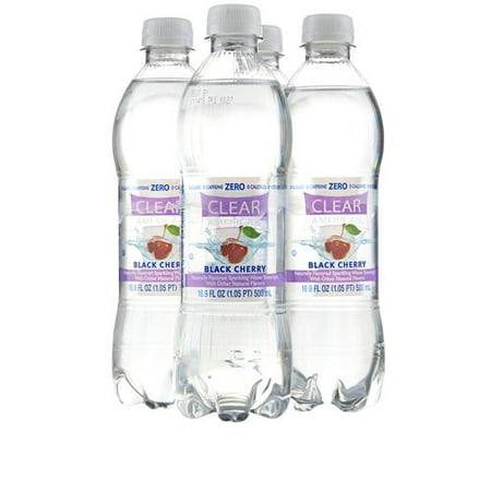 Clear American Black Berry Sparkling Water, 16.9 Fl. Oz., 4 Count