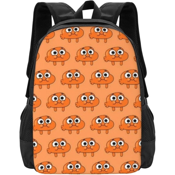Cartoon Darwin Backpack The Amazing Anime World Of Gumball Theme Backpack Casual Lightweight Backpack The Amazing Anime World Of Gumball Fans Gift