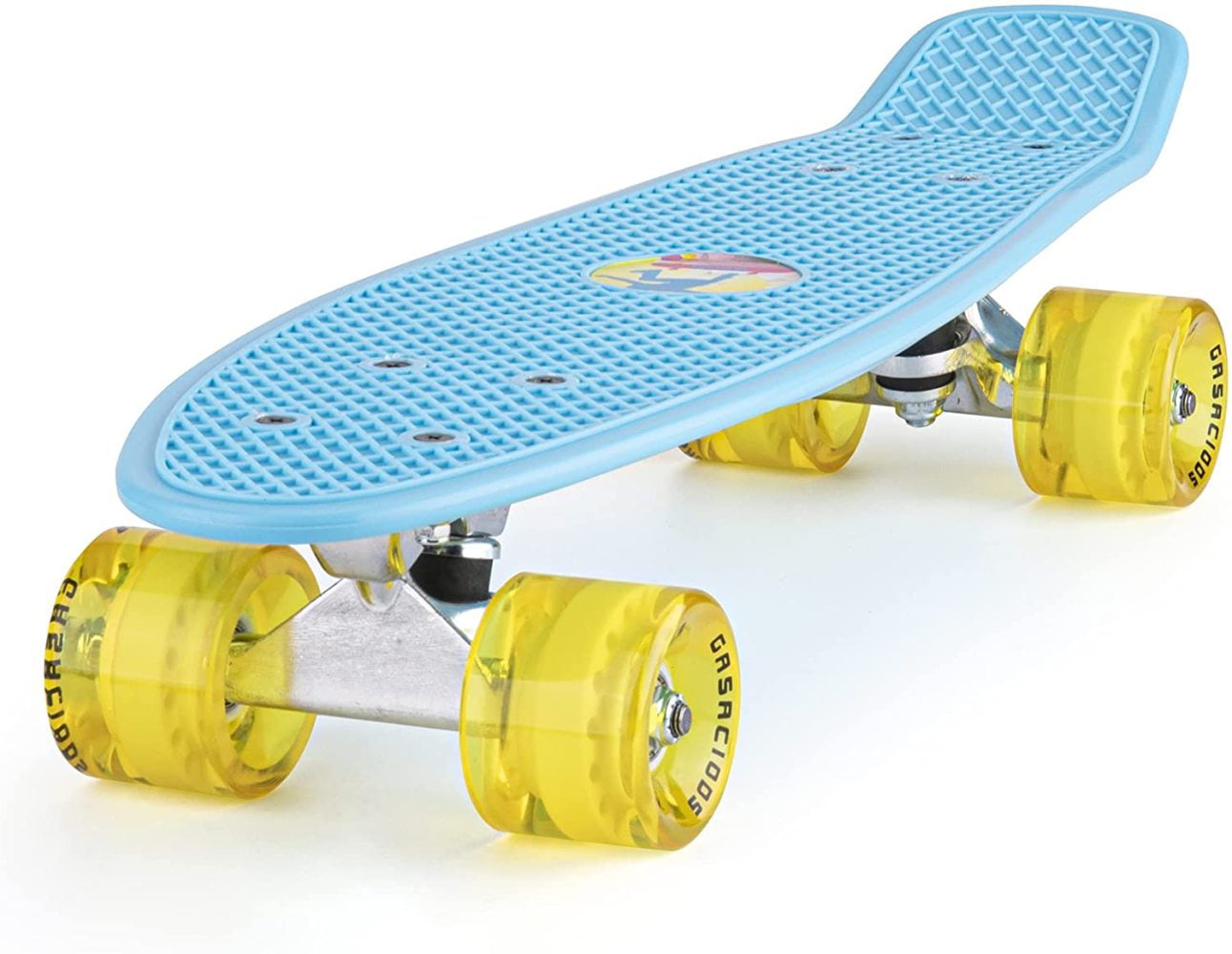 Skateboards Mini Cruiser Skate Board for Childen Boys Girls Youths Beginners Kids Skateboard 6-12 Kids Gifts Black