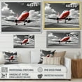 thumbnail image 4 of Designart "Grey Dreams of Flight" Transportation Floater Framed Canvas Print, 4 of 7