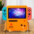 thumbnail image 3 of Base de carga portátil para juegos de control de SUSUchens, soporte de almacenamiento, soporte de carga para Nintendo Switch, color naranja, 3 of 8