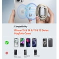 thumbnail image 4 of Suritch for MagSafe Phone Grip Magnetic Phone Grip Stand Finger Loop Ring Kickstand for iPhone 15 Pro Max, Pro, Plus, Mini 14 13 12, 4 of 4
