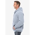 thumbnail image 2 of Kingsize Men's Big & Tall Fleece Zip-front Hoodie Jacket, 2 of 6