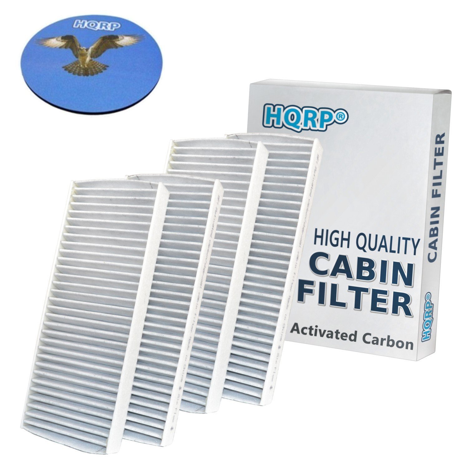 HQRP KIT 4pcs Cabin Air Filters for Nissan Xterra 2005 / 2006 / 2007