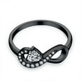 thumbnail image 3 of JO WISDOM Infinity Heart Promise Rings for Her Sterling Silver Friendship Ring, 3 of 7